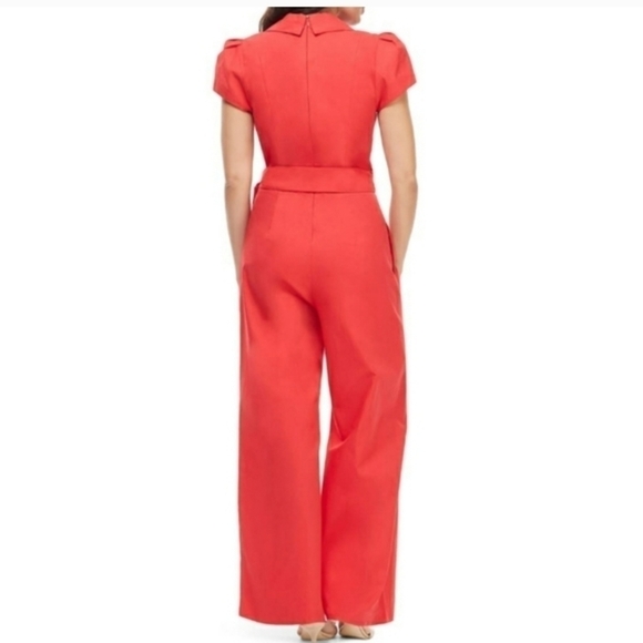 GAL Meets Glam Camille Red Jumpsuit - Picture 3 of 17